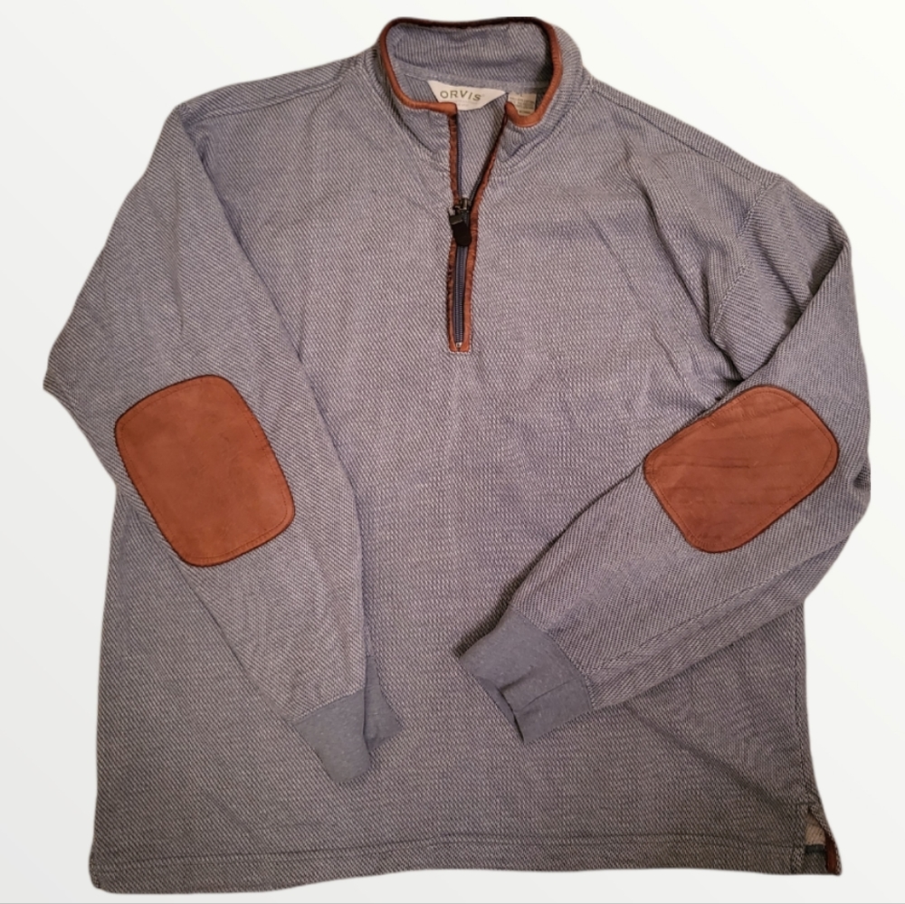 Orvis 3/4 Zip Pull Over Sweater
